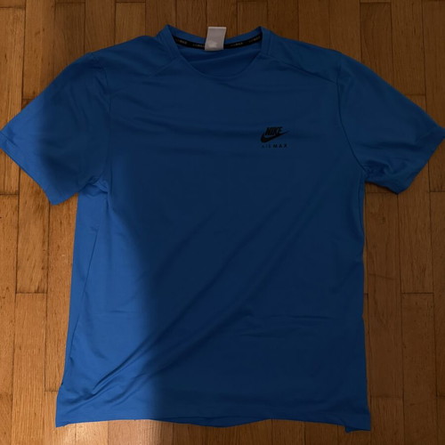 Nike Air Max shirt, blue, size M
