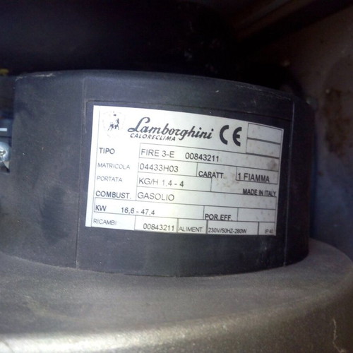 Thermostahl TS Oil Boiler with Lamborghini Burner 47.44 kW used