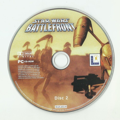 Star Wars Battlefront PC CD-Rom game like new