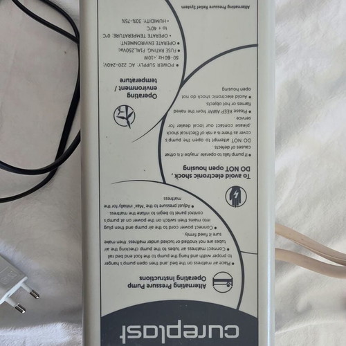 Cureplast Decubitus Air Mattress System Refurbished with Electric Pump