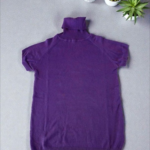 Zara knitted blouse purple like new, size S