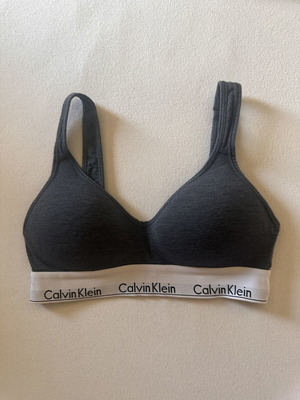 Calvin Klein sports bra used, size S, blue