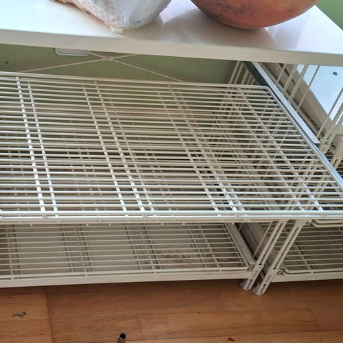 Balton Sweden Metal Shelves used, modular CD storage system, set of 2