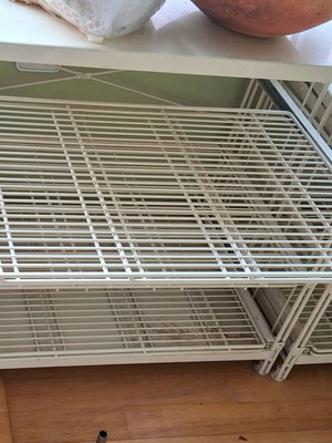 Balton Sweden Metal Shelves used, modular CD storage system, set of 2