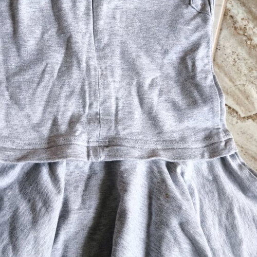 Kidkind children's dress used, size 3-4, grey