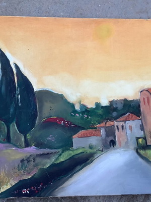 Painting on canvas like new, 100x70 cm