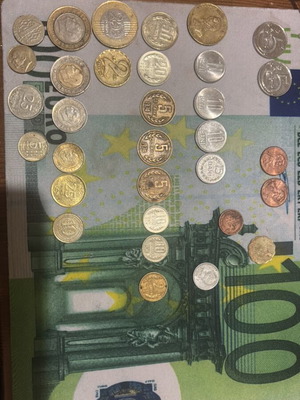Coin set used from different countries