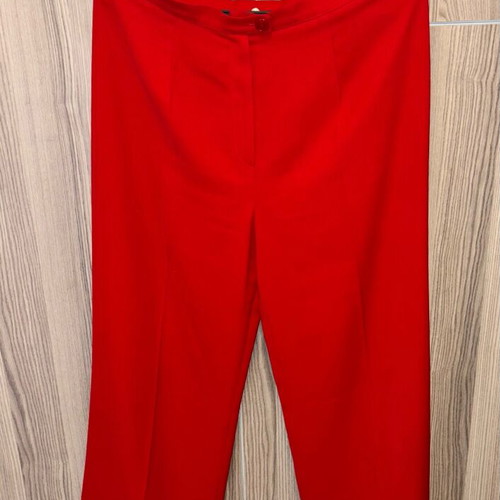 Women's clothing set like new, cardigan, turtleneck, pants in blue and red