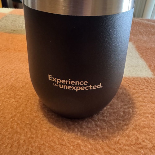 Stainless Steel Thermos Mug with Straw Holder 250ml New
