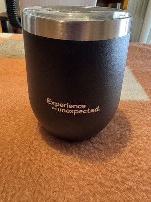 Stainless Steel Thermos Mug with Straw Holder 250ml New