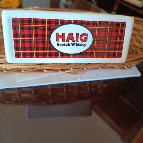 Haig Scotch Whisky Vintage Square Ashtray like new 13x13 cm