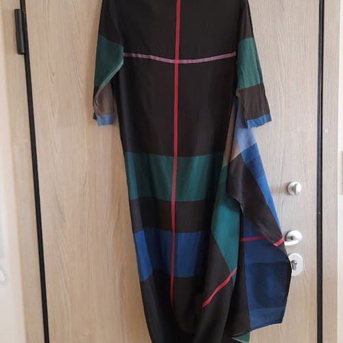 Issey Miyake summer dress size S used, colorful
