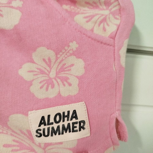 Zara fuchsia floral shorts for girl size 10 like new