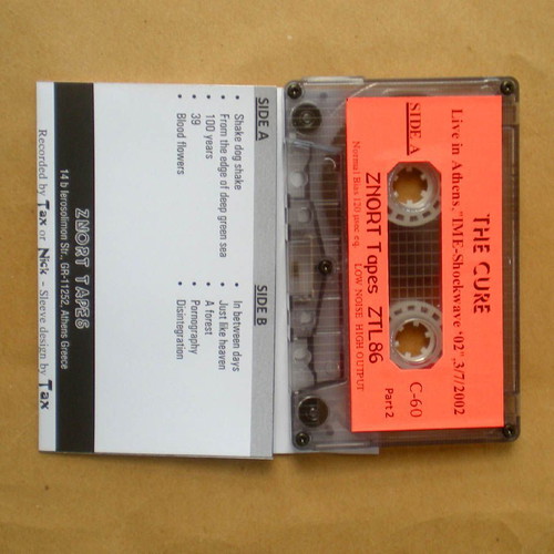 The Cure rare double cassette Live in Athens 2002 like new