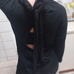 Blouse with cutouts like new, size M
