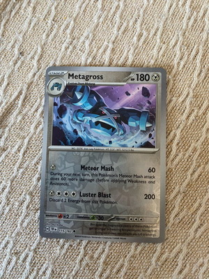 Κάρτα Pokemon Metagross Σαν Καινούργια, 115/162