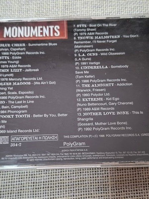 Various – Monuments   CD