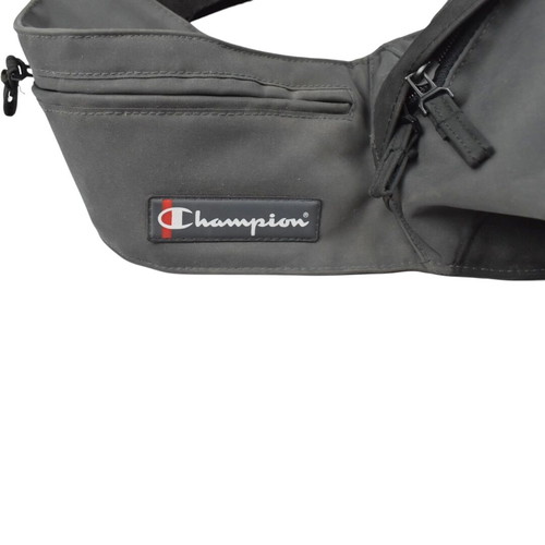 Champion technical waist bag black used, running belt Y2K gorpcore