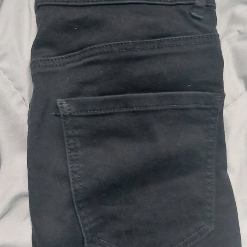Stradivarius black super high waist skinny jeans like new, size 38