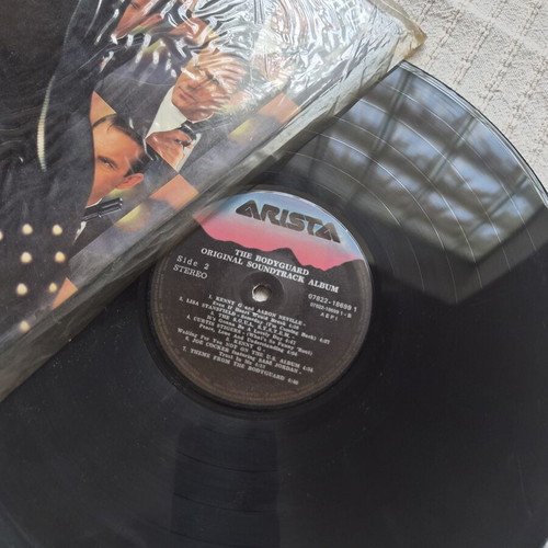 Vinyl records used, pack of 2 including The Bodyguard soundtrack and Anastasia