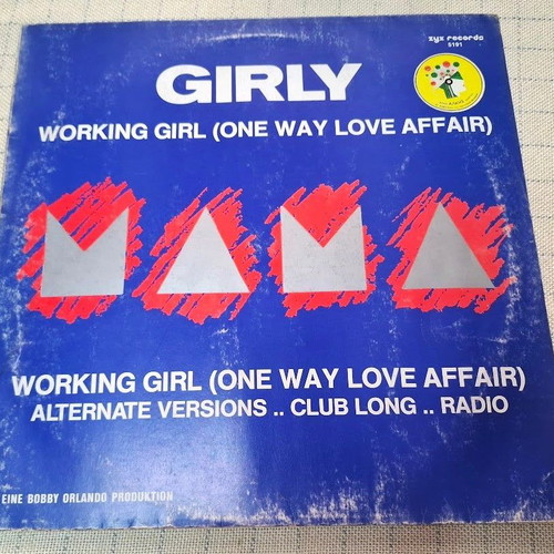 Girly Working Girl (One Way Love Affair) 12' vinyl used, electronic
