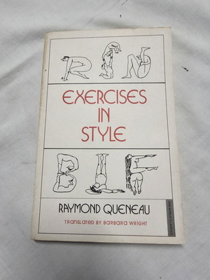 Exercises in Style by Raymond Queneau, like new, English translation