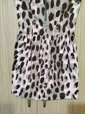 Φόρεμα Topshop Y2k vintage αφορετο, ροζ, βαμβακερό
