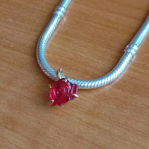 Pandora rose charm