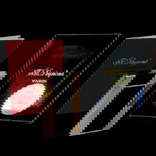 Dupont vintage αναπτήρας σαν καινούργιος, συλλεκτικός 1970s με κινέζικη λάκα