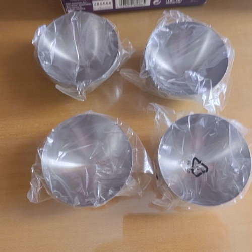 Dessert serving moulds set of 4, 8cm diameter