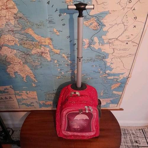 Polo school bag used for girls with wheels