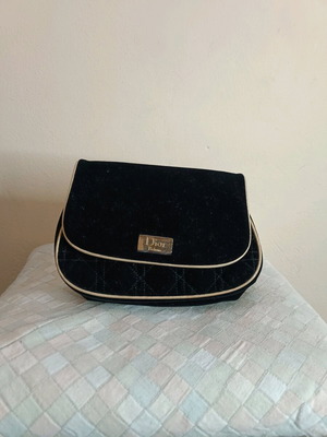 Dior Parfums Black Velvet Toiletry Bag Like New