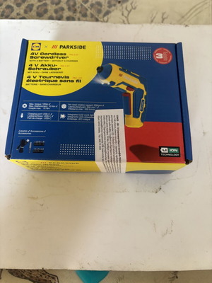 Parkside electric screwdriver Lidl colors collectible