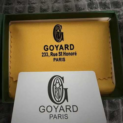 Goyard Paris Wallet new, orange with accessories