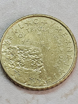 0.50 Euro Coin Slovenia 2007 used