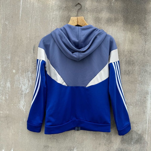 Adidas jacket used, size S-M, white and blue