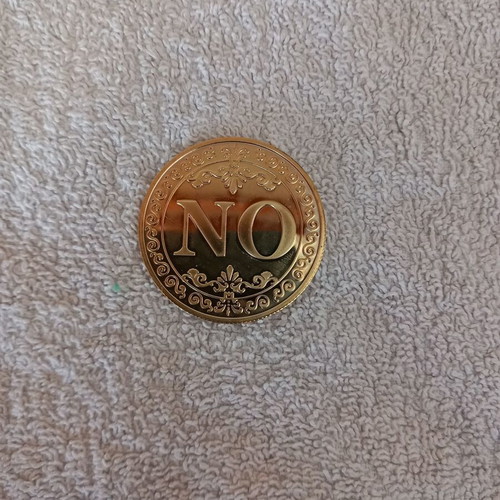 Collectible Gold Decision Coin 40mm new