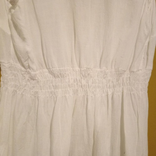 Kai Ya sleeveless blouse M 100% cotton new, white