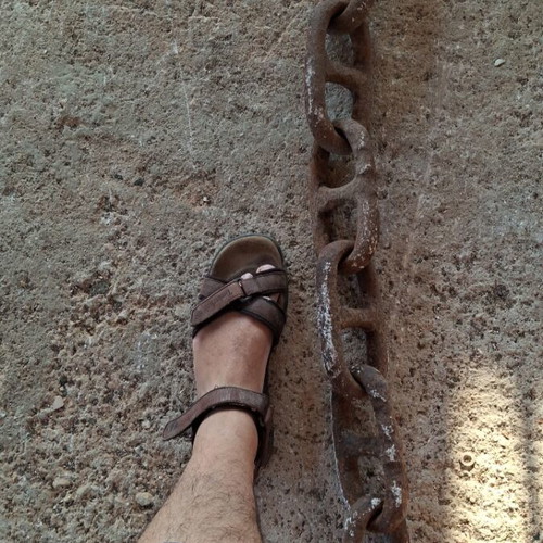Large ship chain, 28 links, 4.5 meters