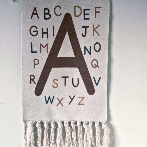 Children's hanging wall decoration ABC like new
