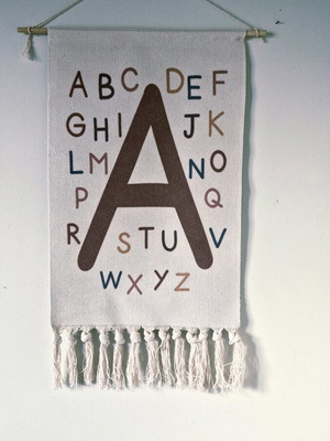 Children's hanging wall decoration ABC like new