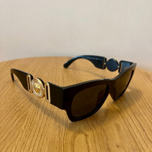 Versace sunglasses model 4479U GB187, black and gold, women's