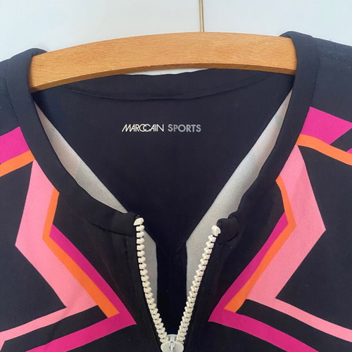 Sports dress used black with pink design
