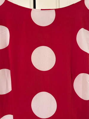 Celmia Collection long polka dot dress S