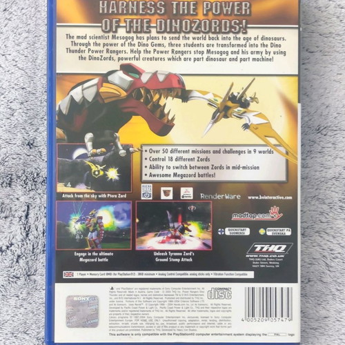 Power Rangers Dino Thunder PlayStation 2 used
