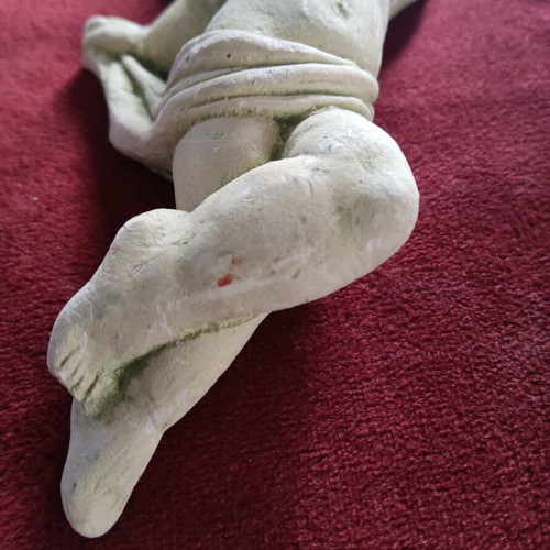 Clay wall decorative angel 12cm like new