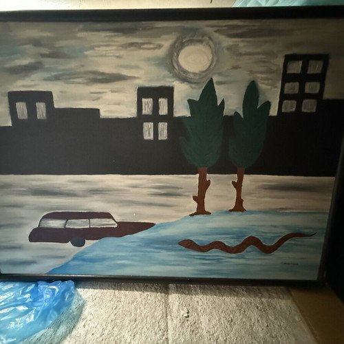 Modern painting like new
