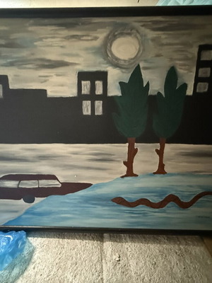 Modern painting like new
