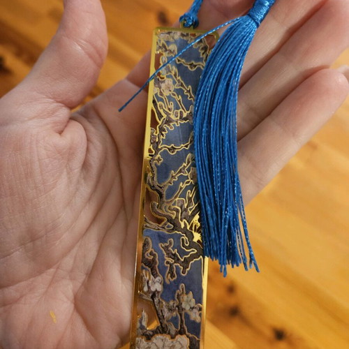 Metal bookmark unused