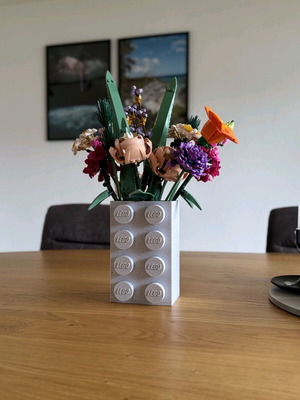 Lego brick vase σαν καινούργιο, 3d print πλαστικό PLA, πολύχρωμο